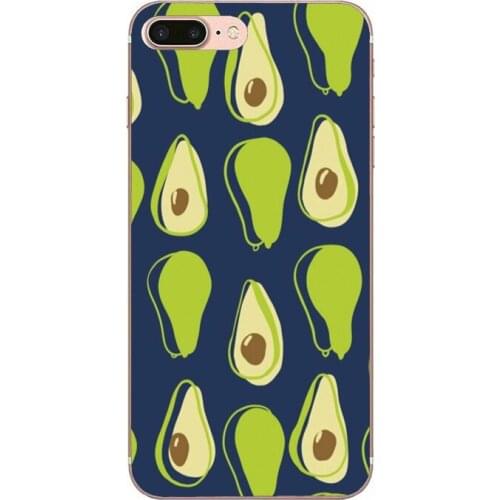 Cute Avocado Food pattern Phone Case Back Cover For Samsung Galaxy J7 J5 Prime pro J3 J2 J1 A7 A5 A3 2018 2017 2016 2015