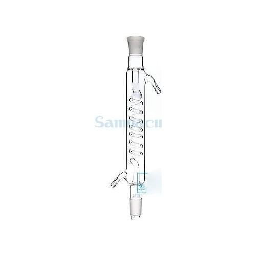 Length 200mm 19/26 Joint Graham Condenser Coil Glass Condenser Lab Glassware