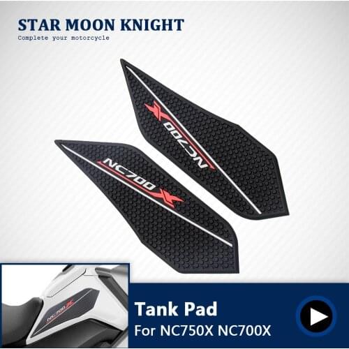 For Honda NC750X 2014 2015 2016 2017 2018 2019 Motorcycle Rubbe Anti slip Tank Pad Side Gas Slip Tank Pads Protector Stickers