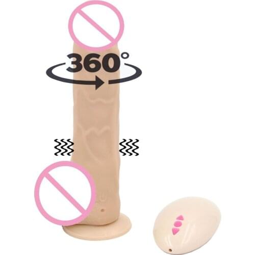 Wireless Remote Control Rechargeable Big Dildo Vibrator Sex Toys for Woman Huge Dildo Realistic Penis with Strong Suction Cup
