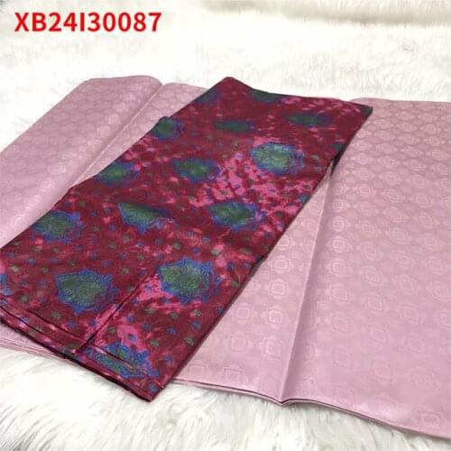 Purple Bazin Riche Lace Fabric Pattern Bazin Riche Lace Basin Material 5+5yards XB24I30087