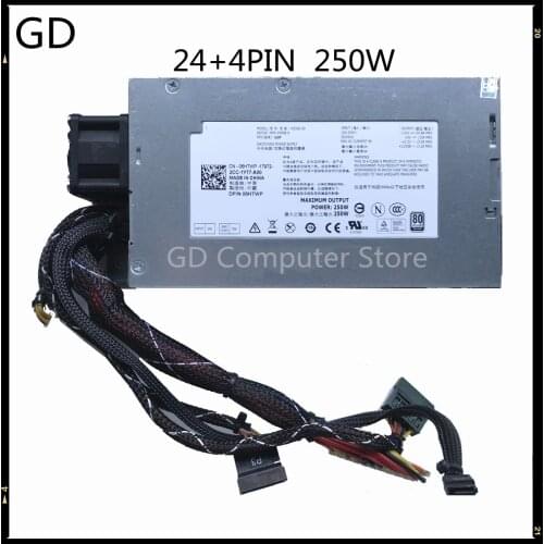 GD For Dell R210 Server 250W Power Supply N250E-S0 CN-06HTWP-17972 06HTWP 6HTWP 0CKMX0 CKMX0 Full Tested Fast Shipping