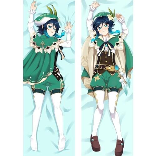 Genshin Impact Key Roles Kaeya Ganyu Pillow Cover Fischl YanFei Dakimakura Body Pillowcase