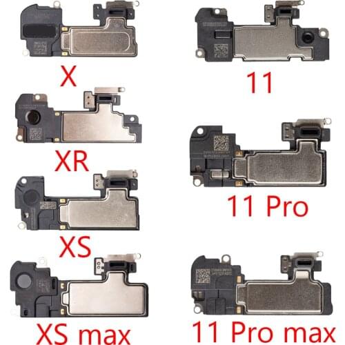 1pcs Earpiece Flex Cable for iPhone X XR XS Ear Sound Speaker Pieces Flex Cable Replacement Parts