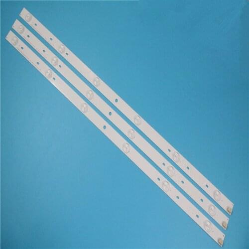 Kit 3 PCS 6LEDs 627mm LED backlight strip for Toshiba 32"TV SVT320AF5 32P1300 32P1400 32P1400VT 32P1400VE 32P1400D 32P2400VT