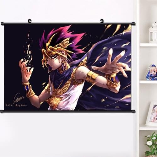 NEW Japanese Anime Games Yu-Gi-Oh! ATEM Yugi Muto Duke Devlin HD Wall Scroll Hanging Poster Print Home Decor Art Gifts 40x60 cm
