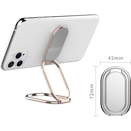 New Mobile Phone double Ring Holder Smartphone Stand Phone Accessories Round Phone Stand Socket Magnetic Holder for Car iPhone