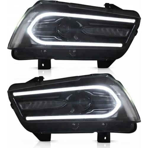 Goodmolds wholesales manufacturer 7th Gen led headlight 2011-2014 headlamp for dodge charger