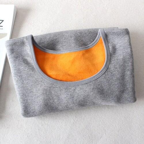 Autumn Winter Thick Warm Cotton Women Casual Tee Shirt Femme Slim Ladies Tops Plus Velvet Long Sleeve T Shirt Women HK257