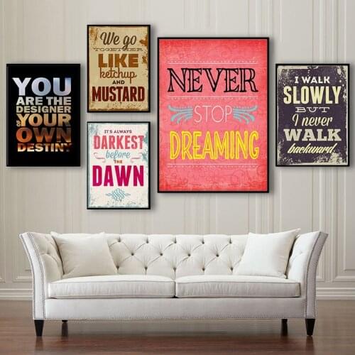 Full Square Drill Diamond Painting Colorful Inspiring Word Diamond Art Mosaic Text Embroidery Decorations For Home Handmade Gift