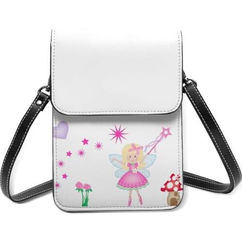 Mushroom Shoulder Bag Streetwear Student Mobile Phone Bag Gifts Stylish Leather Bags