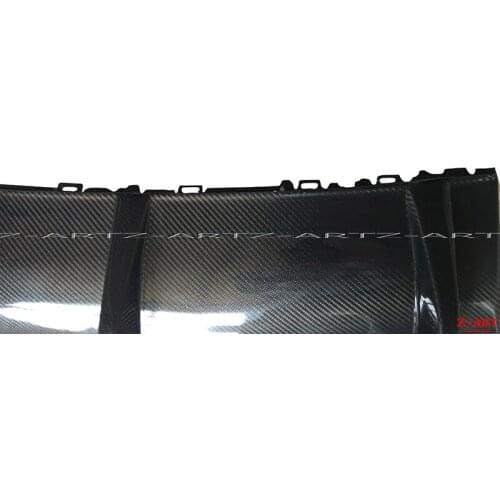 Z-ART Real carbon fiber rear diffuser for Audi S3 Sedan 2013-2016 carbon fiber OEM rear diffuser +exhaust pipes for Audi S3