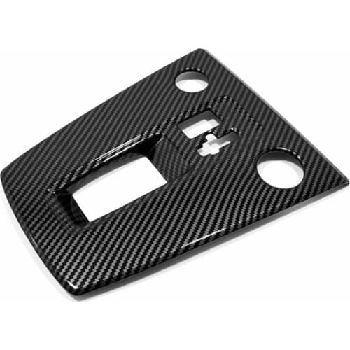 For Audi A3 2020 2021 AT Central Control Gear Surface Covering Protector ABS Carbon Fiber Gearbox Cover Trim Styling Accessories