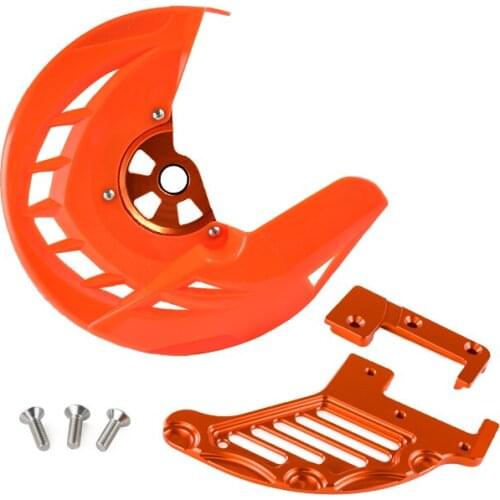 Front Rear Brake Disc Guard Cover Protector For KTM 125 150 200 250 300 350 400 450 500 530 SX SX-F SXF XC XC-F XCF 2003-2014