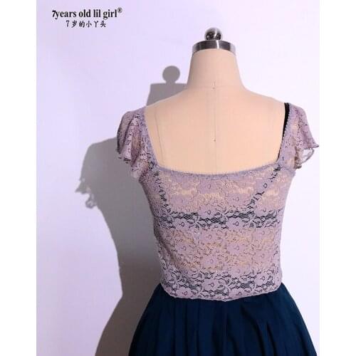 Sexy Lace Bellydance Top Women Belly Dance Practice Clothes Gypsy DE49