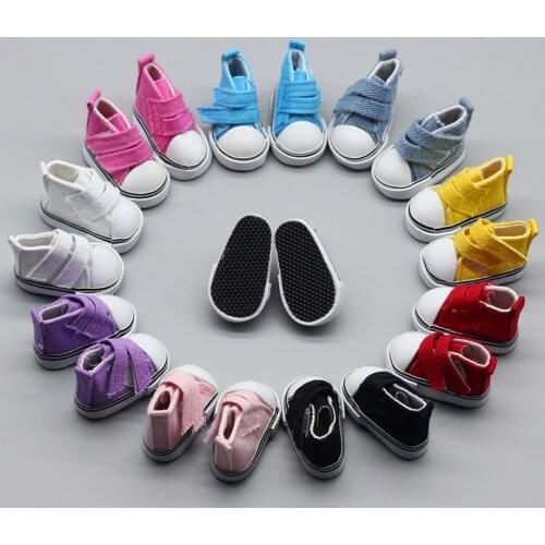 1 Pair 5cm Doll Shoes for Blyth Licca Jb Doll Mini Shoes for Russian Doll Sneakers Shoes for 1/6 BJD Doll Doll Accessories