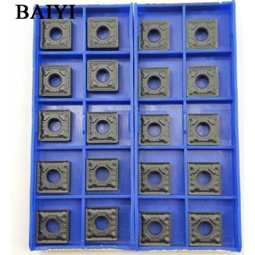 10pcs SNMG120408-PM YBC252 turning machining lathe tool metal turning tool Carbide insert