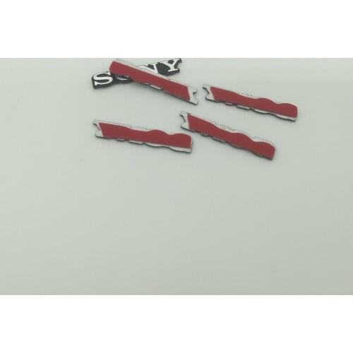 2pcs 5pcs 10pc S-ONY car Hi-Fi Speaker audio Speaker Badge stereo Emblem sticker car styling accessories