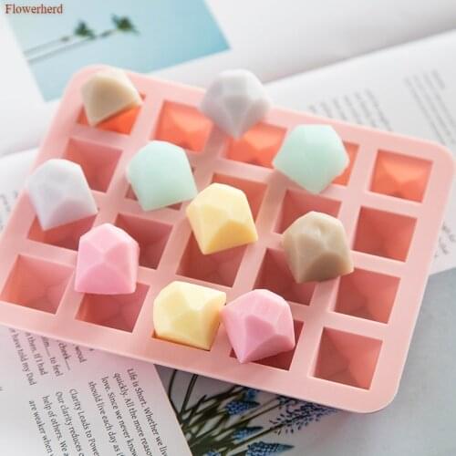 3d Twenty Holes Polygon Silicone Mold Handmade DIY Soap Making Supplies Chocolate Cake Mold Cookie Stencil Cake Decors Soap Form