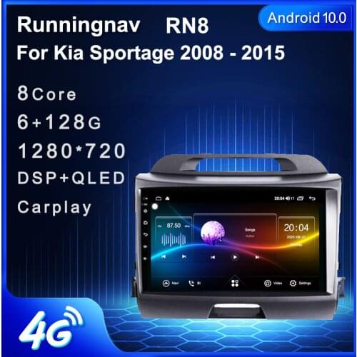 4G LTE Android 10.1 For KIA Sportage 2009 2010 2011 2012 - Multimedia Stereo Car DVD Player Navigation GPS Radio