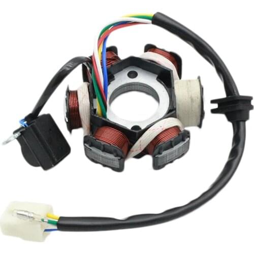 60% HOT SALES!!! 6 Coil 5 Wire 50cc 110cc 125cc 150cc Scooter Moped Bike ATV Quad Magnetoed Stator