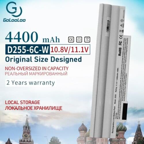 Golooloo White Laptop Battery For Acer Aspire one D255 D257 D260 D270 522 722 AL10A31 AL10B31 AO522 AOD255 AOD257 AOD260 AC700