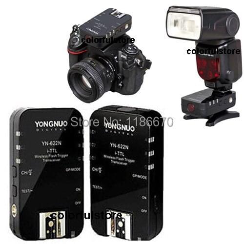 Free Ship YN-622N YN622N YN622 622 N Wireless TTL Flash Trigger for Nikon D7100 D7000 D5000 D5200 D5100 D3100 D3200 D90 D80 D70S
