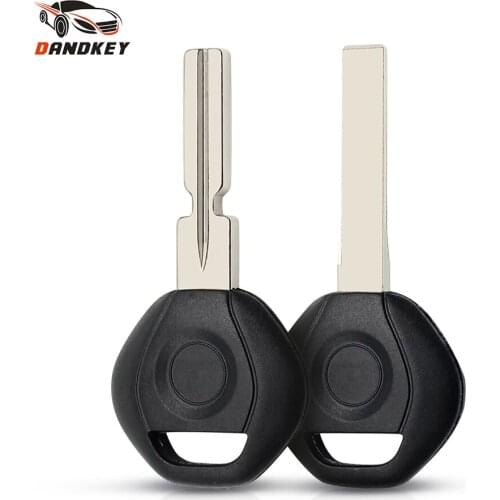 Dandkey 10pcs For BMW 3 5 6 series X3 X5 Z4 Z8 E36 E34 E38 E39 Transponder Chip Key Shell Blank Fob Uncut HU92 HU58 Blade Case