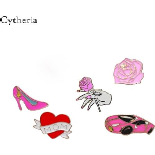 CYTHERIA Brooches Lips For Clothes