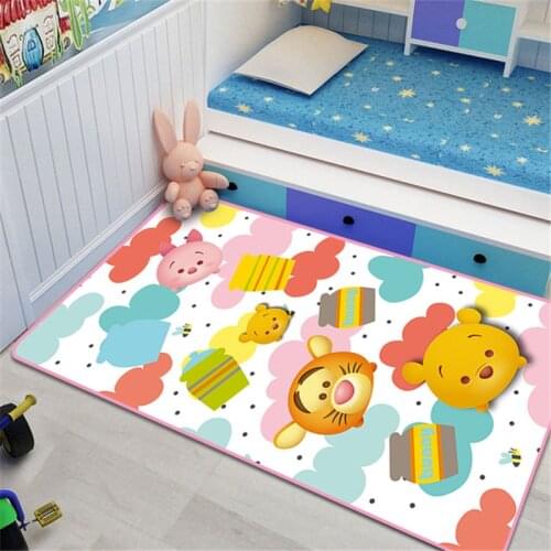 80x160cm Disney Mickey Baby Play Mat Rugs Carpets for Home Living Room Carpet Rugs for Bedroom