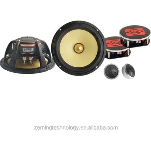 2 way Kevlar fiber woven cone component audio speaker for car