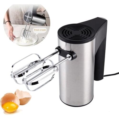 Electric Egg Beater 304 Stainless Steel Egg Whisk Manual Hand Mixer Self Turning Egg Stirrer Pastry Blenders Egg Tools EU Plug