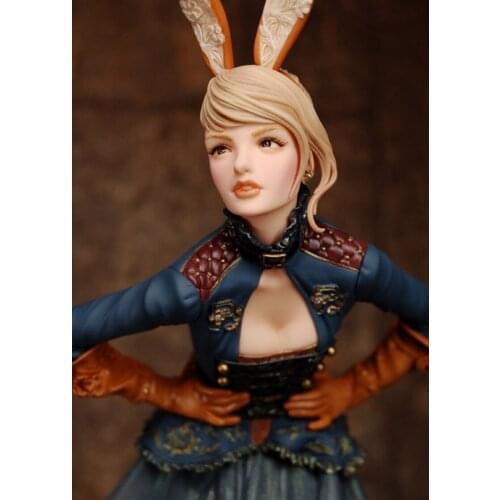 GK Figure Resin White Model WF2020 Winter Rabbit Girl Balmain Bunny Balmain White Model