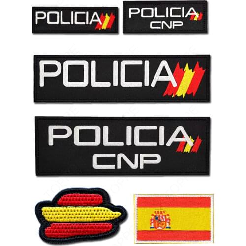 PVC Spain Flag Infrared Reflective IR Patch Badge Europe country Spanish National Emblem Tactical Sticker patches