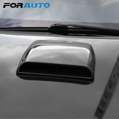 FORAUTO Car Hood Scoop Sticker Car Styling Air Flow Intake Vent Cover Air Outlet Cover Decoration Universal