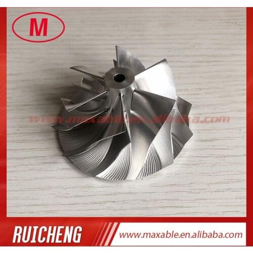 GT15-25 20G reverse 52.56/68.01mm 6+6 blades high performance turbo milling/aluminum 2618/billet compressor wheel