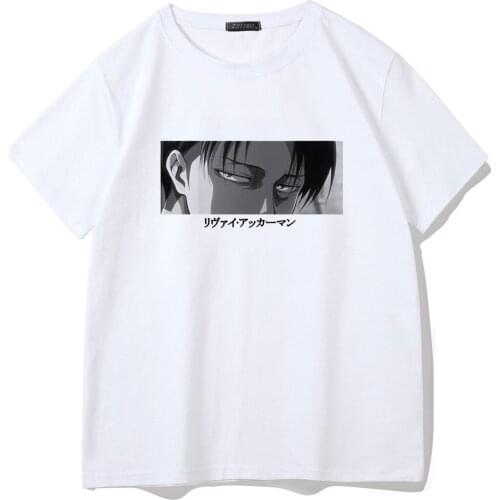 2021 Summer New Japanese Anime Attack On Titan T-Shirt Short Sleeve Streetwear Tees Dropshipping Women/men Clothing
