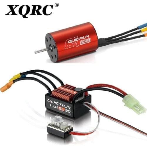 Haoying hobbywing Quickrun wp-16bl30 brushless adjustable 2435-g2 motor set