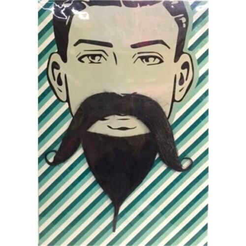 False Beard Philosopher Beard-Black