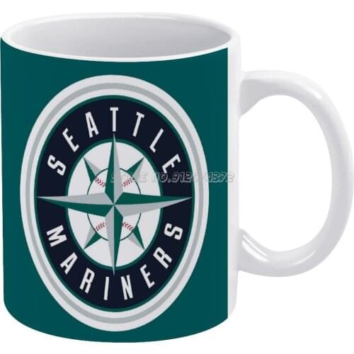 Mariners Seattle Coffee Mugs Pattern Coffee Mug 330ml Milk Water Cup Creative Fathers Day Gifts