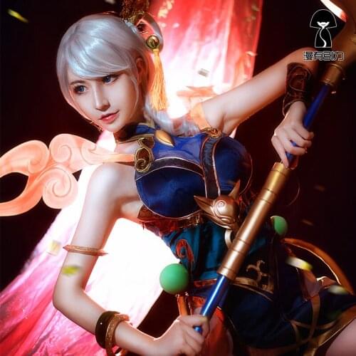 2019 Hot Game LOL Luxanna Crownguard The Lady of Luminosity Gorgeous Cosplay Costume Beautiful Woman Dress