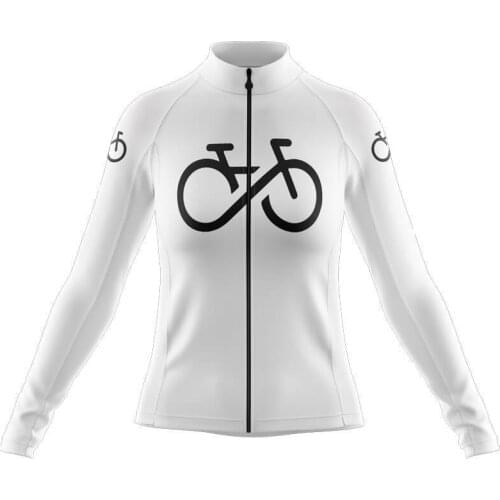 LairschDan Solid Color Female MTB Cycling Wear Long Sleeves Road Cycling Clothes Autumn Breathable Bicycle Womens Jersey