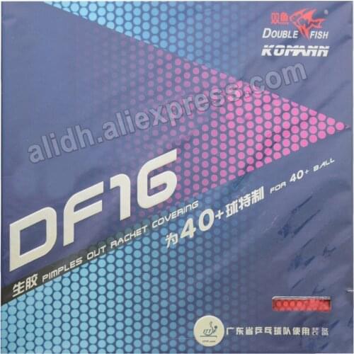 Original Double fish DF16 DF26 table tennis rubber pimples out for 40+ table tennis balls fast attack