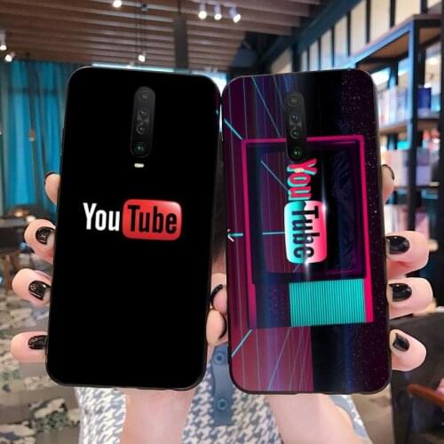 Popular sites youtu Phone Case for Redmi Note 8 8A 8T 7 6 6A 5 5A 4 4X 4A Go Pro