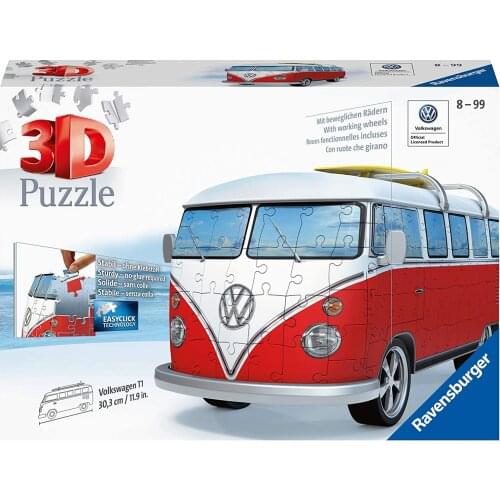Ravensburger Vw Bus T1 3D Puzzle 162pcs Easyclick 125166
