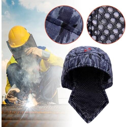 Cotton Welding Cap Hat Welders Retardant Cotton Helmet Adjustable Application To Welding Safety Protective Welding Helme