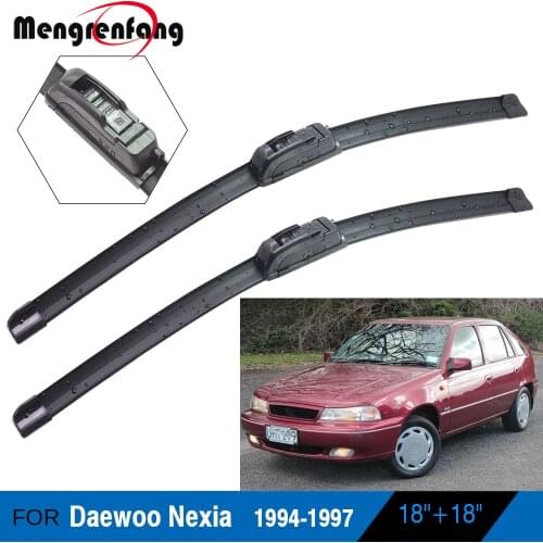 For Daewoo Nexia 1994 1995 1996 1997 Car Soft Rubber Wiper Blades Front Windscreen Wiper Frameless