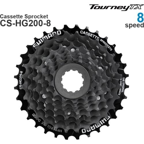 SHIMANO TOURNEY TX - 8-Speed - HYPERGLIDE - MTB Cassette Sprocket CS-HG200-8 12-32T Original parts