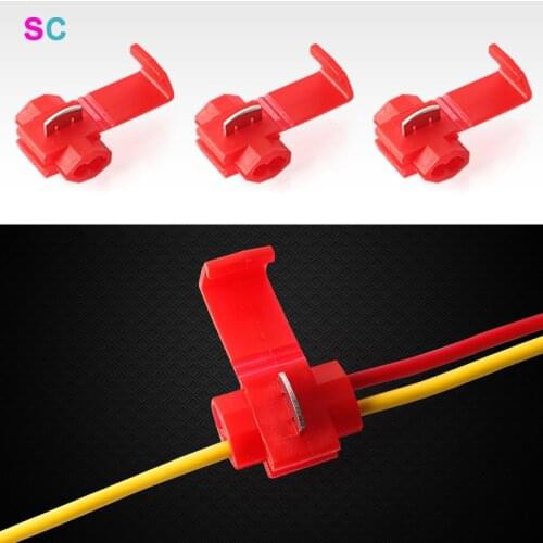 65PCS/BOX Scotch Lock Fast Connector AWG18-9 Without Breaking Wire Electrical Insulated Quick Splice Lock Crimp Terminals