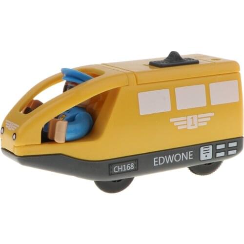 Compatible Wooden Trains Railway Building Set Accessories Bridge Rails Locomotive, etc Kids Educational Toy